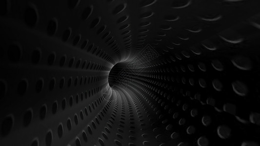 穿越黑暗点隧道3d插图背景图片