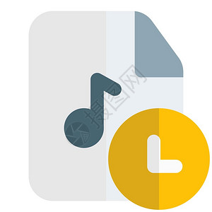 音乐手册根据用户控制手册等待的音乐文件插画