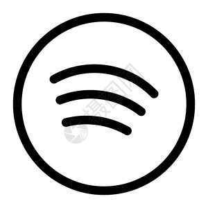 歌曲素材免费免费音频和乐在Spotify上刊登广告插画