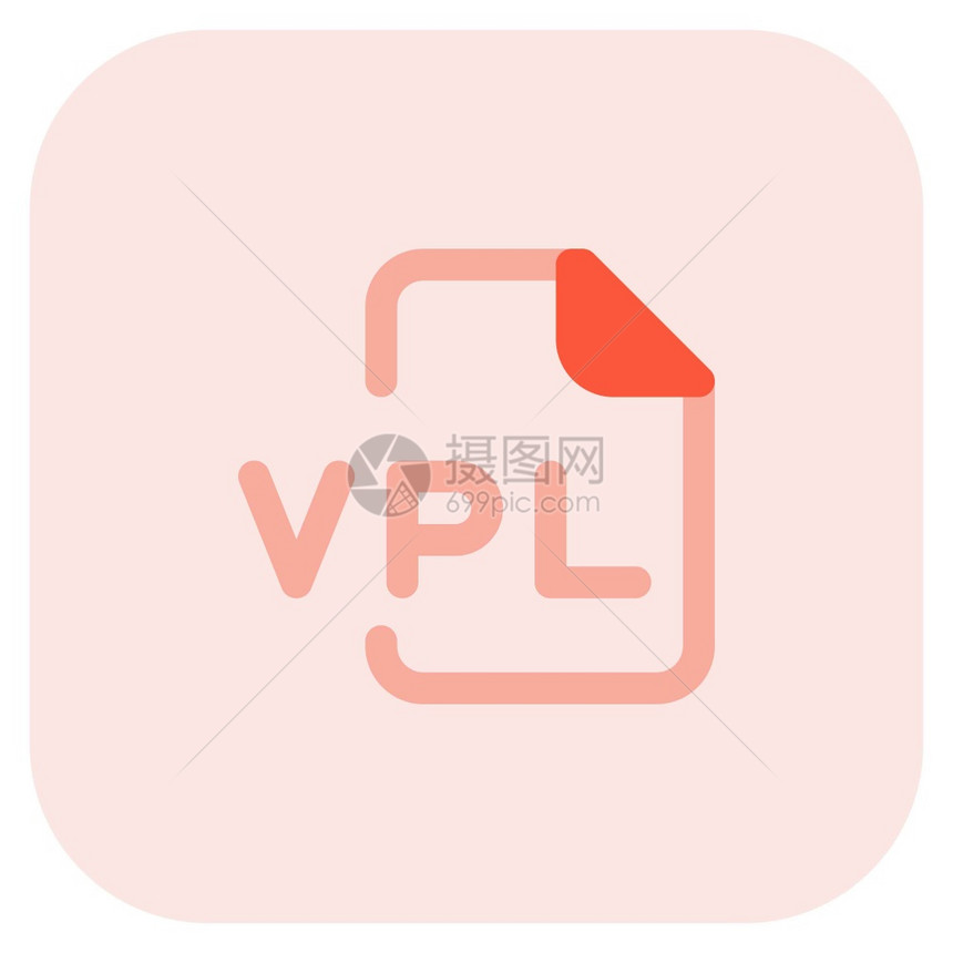 VPL文件格式用于可在卡拉OK播放器软件中创建的数据文件类型图片