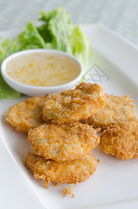 泰国食品炸鱼饼TodMunPla图片