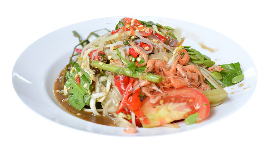 汤是泰国最喜爱的白底辣菜图片