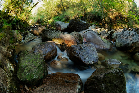 葡萄牙北部Geres公园河图片