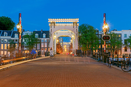 阿姆斯特丹金尼大桥马格勒布鲁夜校荷兰阿姆斯特丹图片