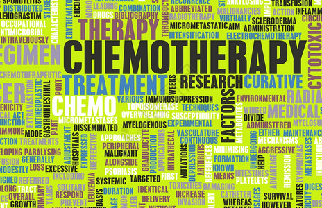 化疗作为一种具有副用的医学概念背景图片