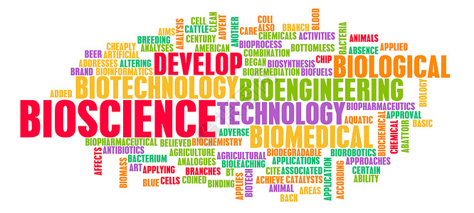 生物科学或技术作为科学生物概念图片