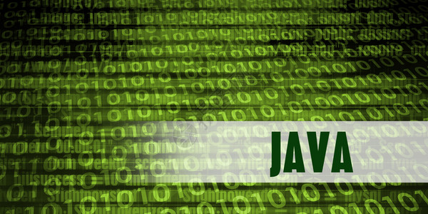 绿色二进制背景的爪哇语编码Java背景图片