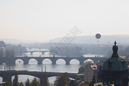 布拉格桥梁背景图片