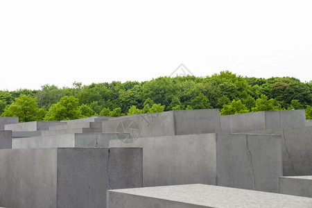 柏林市犹太人纪念碑背景图片