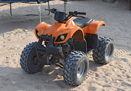 小型ATV租赁海边滩服务高清图片
