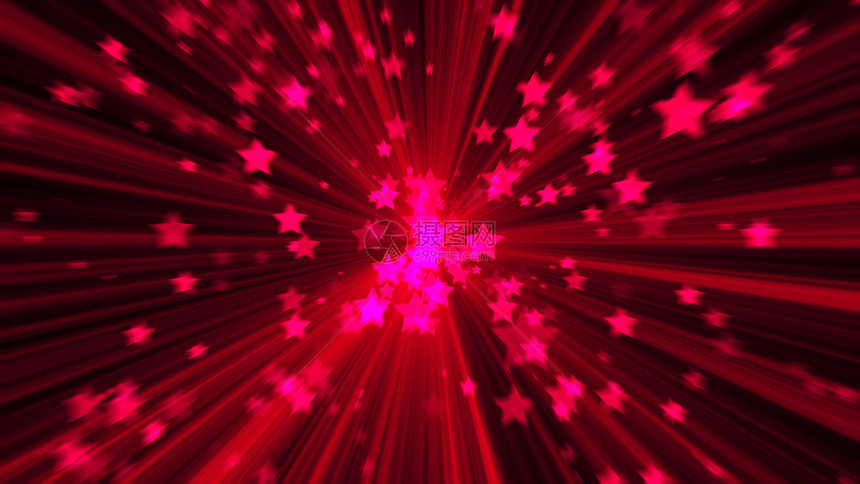 粉红色背景摘要数字爆炸恒星3D图片