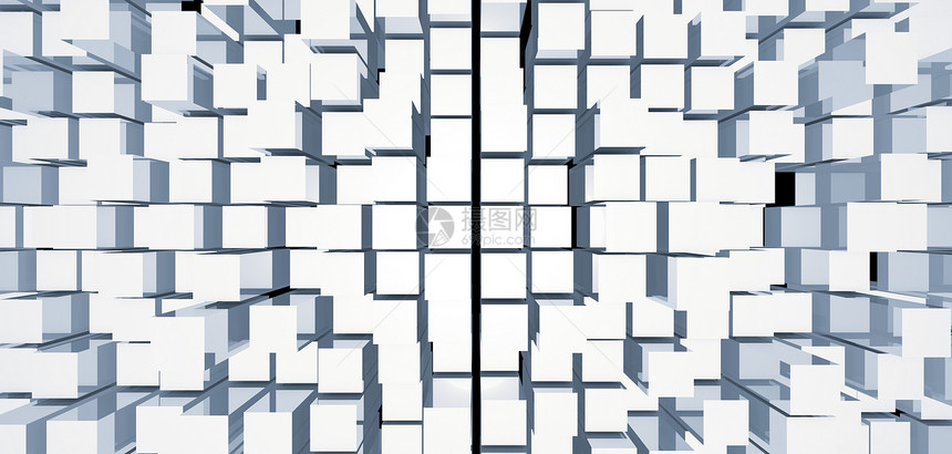 立方体背景的抽象图像设定背景3D设定背景图片