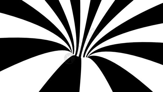黑色和白催眠螺旋抽象的闪烁黑和白色催眠螺旋3D映射图片