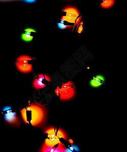 圣诞灯各种颜色的圣诞灯背景图片