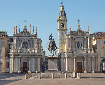 圣克里斯蒂娜和卡洛教堂高清图片