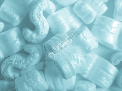 发泡聚苯乙烯包装用发泡聚苯乙烯珠可用作背景冷蓝印图片