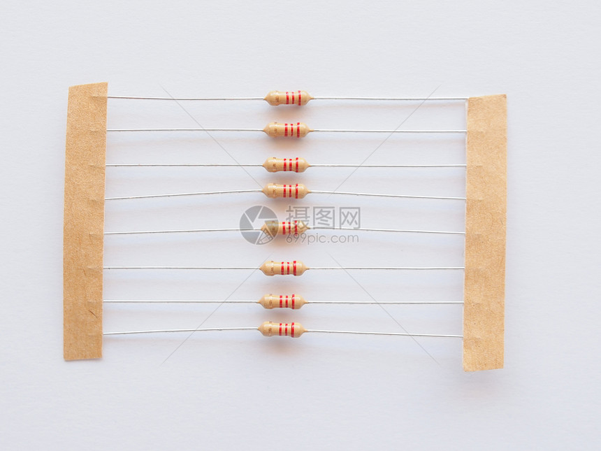 无源电阻器电阻无源双端电气元件用于电阻降低电路内的电流和电压水平图片