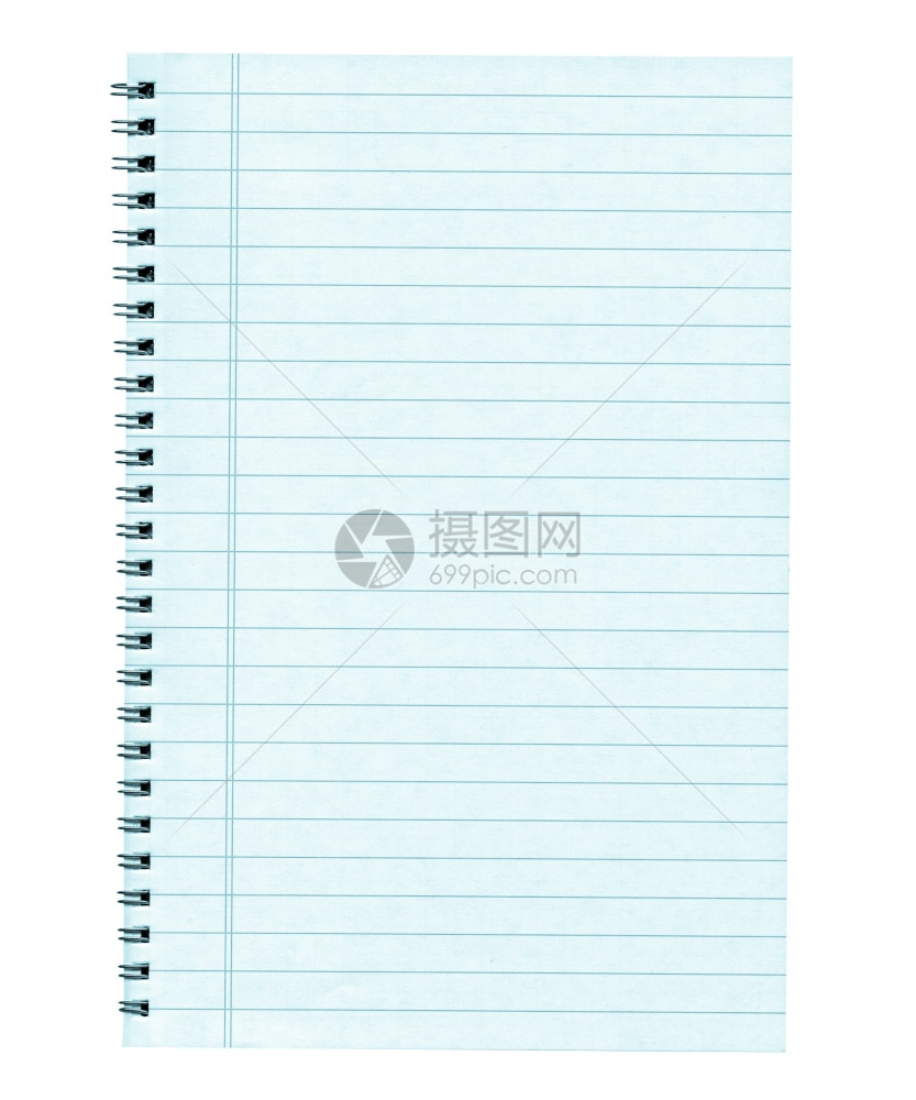空白笔记本页笔记本空白记事本页有用的背景冷蓝印图片
