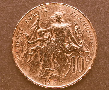 法国金币古董同兰西共和的金币代表着一位美丽的妇女古董图片