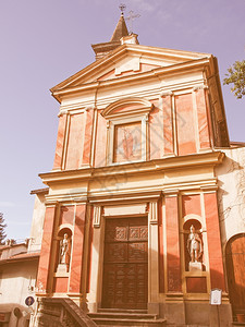 圣克罗塞教堂Rivoli古年意大利里沃圣克罗塞教堂十字意大利里沃图片
