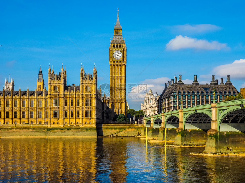 伦敦议会院人类发展报告伦敦人类发展报告极具活力的议会众院联合王国伦敦威斯敏特宫和桥泰晤士河上图片