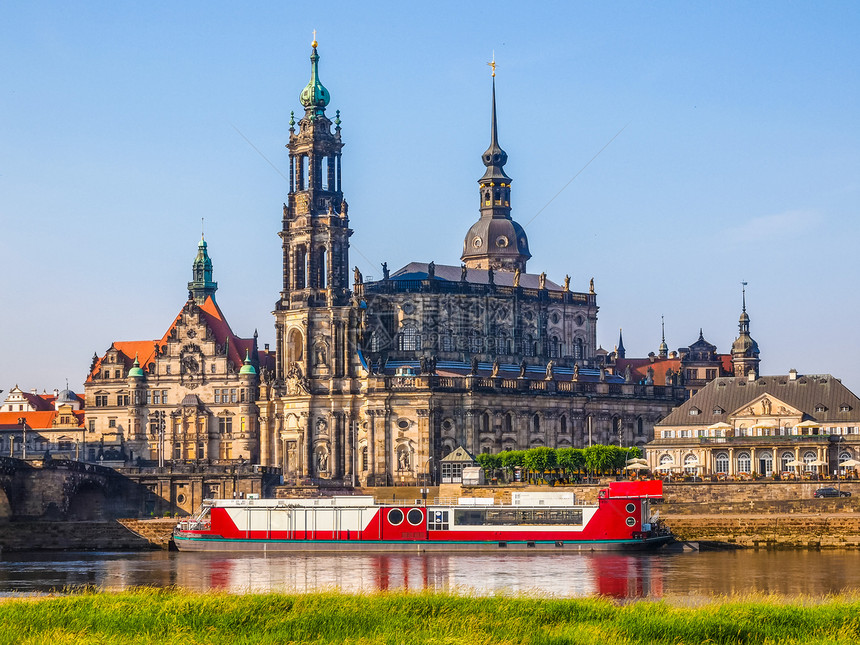 DresdenHofkirche人类发展报告高动态分布区德国累斯顿圣三一的Dresden大教堂图片