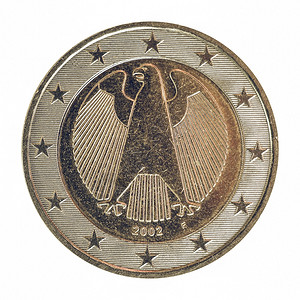 欧盟德国货币的欧元硬图片