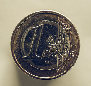 一欧元硬币洲联盟货图片