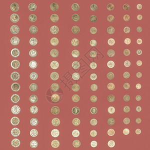 欧元硬币洲联盟所有的欧元硬币图片