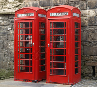 伦敦电话箱联合王国伦敦传统红色电话箱图片