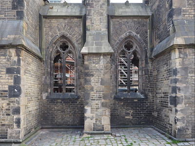 德国汉堡圣尼古拉教堂废墟图片