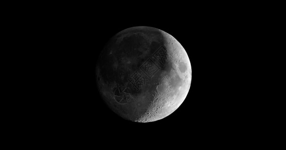 以望远镜观测到的怀轴新月用天文望远镜观测到的怀轴新月黑白6K格式与我自己的望远镜拍摄没有使用美国航天局的图像背景图片