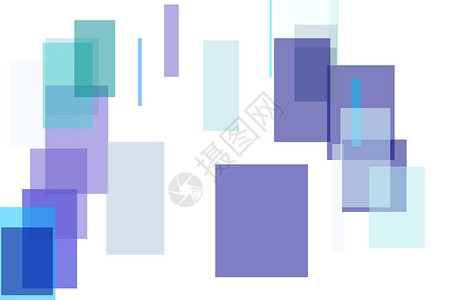 抽象蓝色矩形插图背景抽象的极简蓝色插图以矩形为背景图片