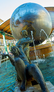 著名的西班牙广场喷泉西班牙瓦拉多利德图片