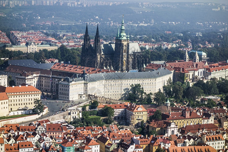 布拉格城堡美丽的景图片