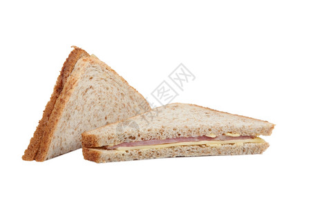 火腿和奶酪三明治图片