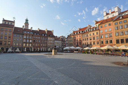 波兰华沙的旧城图片