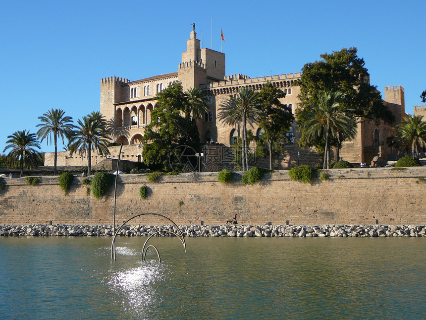 西班牙帕尔马洛卡洛卡的拉苏大教堂西班牙帕尔马洛卡的帕尔圣玛丽亚大教堂图片