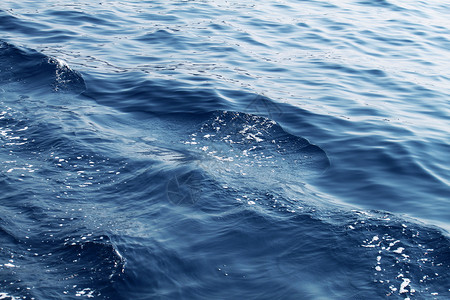 蓝色海浪水背景图片