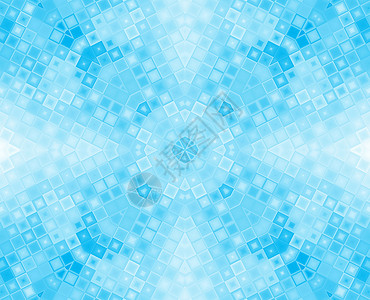 不同方形的抽象蓝色同心模式背景图片
