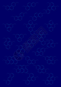 含有苯环结构化学公式的背景摘要背景图片