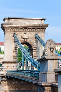 匈牙利地标布达佩斯连环桥晨景图片
