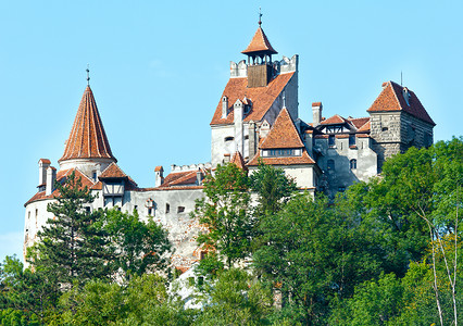 布兰或德古拉城堡夏季风景罗马尼亚布拉索夫附近12年建造图片