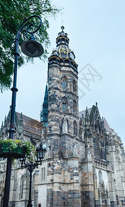 圣伊丽莎白大教堂建于1378至50年之间斯洛伐克科西策图片