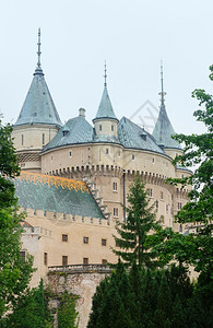 博涅尼切城堡斯洛伐克建于12世纪890年重建图片