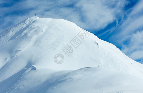 温特西尔维塔阿卑斯山顶有奥地利提罗尔图片