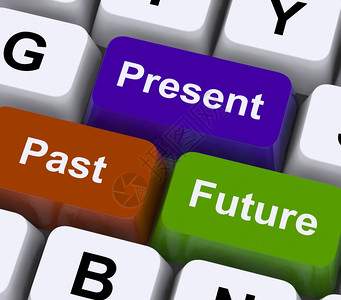 过去和将来的密钥显示进化或老龄过去和将来的密钥显示进化或老龄背景图片