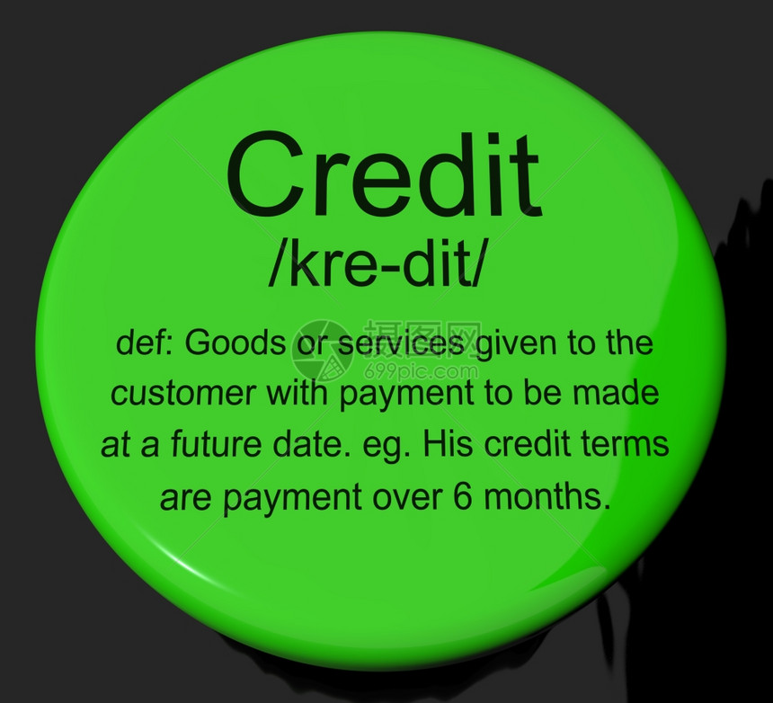 信用定义按钮显示无现金支付或贷款信用定义按钮显示无现金支付或贷款图片