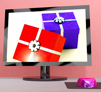 礼品采购或计算机在线图片