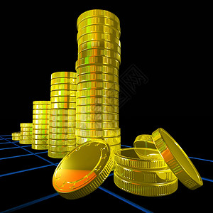 货币成功或投资显示货币成功或投资背景图片